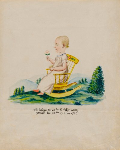 Ritratto di Carolina Musser da Jacob Maentel