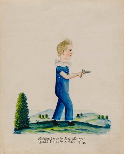 Ritratto di Edward Musser da Jacob Maentel