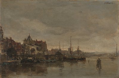 La Schreierstoren con il ponte sul Gelderse Kade ad Amsterdam da Jacob Maris