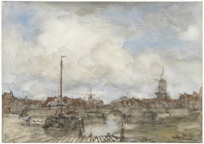 Veduta di una città da Jacob Maris