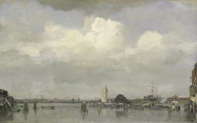 Veduta del porto da Jacob Maris