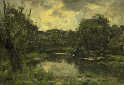 Paesaggio con barca da Jacob Maris