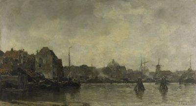 Veduta della città da Jacob Maris