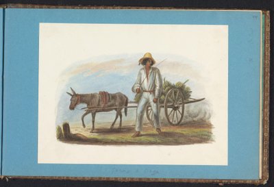Uomo con carro di banane da Jacob Marius Adriaan Martini van Geffen