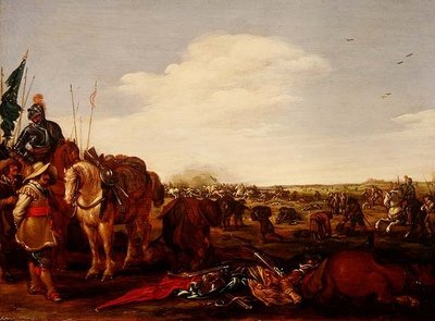 Una scena di battaglia da Jacob Martsen de Jonge