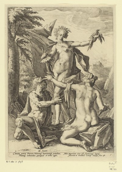 Tre Parche da Jacob Matham (attributed to)