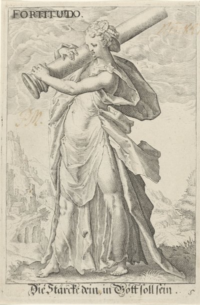 Forza (Fortitudo) da Jacob Matham (attributed to)