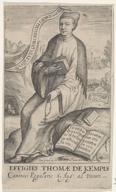 Ritratto di Tommaso da Kempis da Jacob Matham (attributed to)