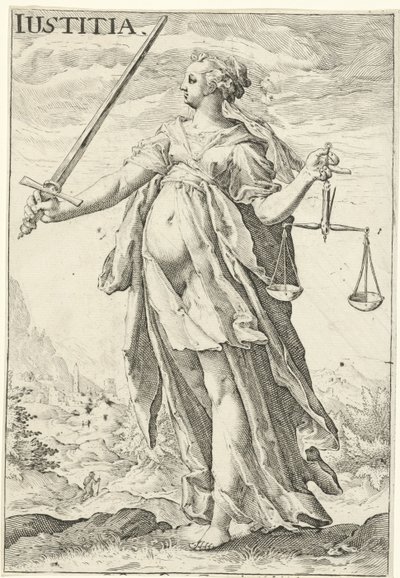 Giustizia da Jacob Matham (attributed to)