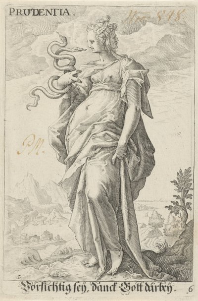 Prudenza da Jacob Matham (attributed to)