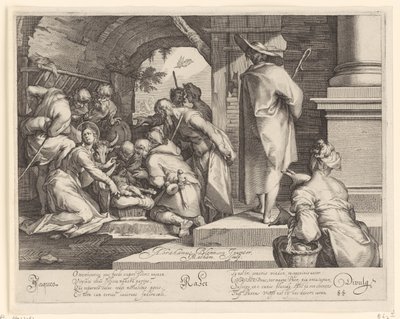 Adorazione dei pastori da Jacob Matham