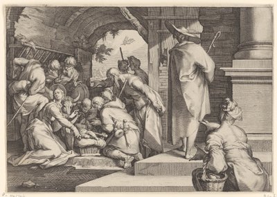Adorazione dei pastori da Jacob Matham