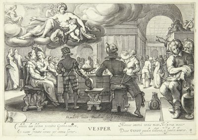 Sera, tempo di Venere da Jacob Matham