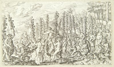 Il trionfo di Bacco da Jacob Matham