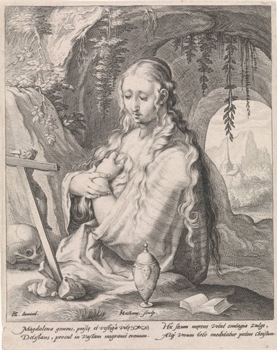 Maria Maddalena penitente da Jacob Matham