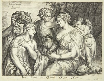Cerere, Bacco e Venere da Jacob Matham