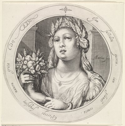 Cerere con cornucopia da Jacob Matham