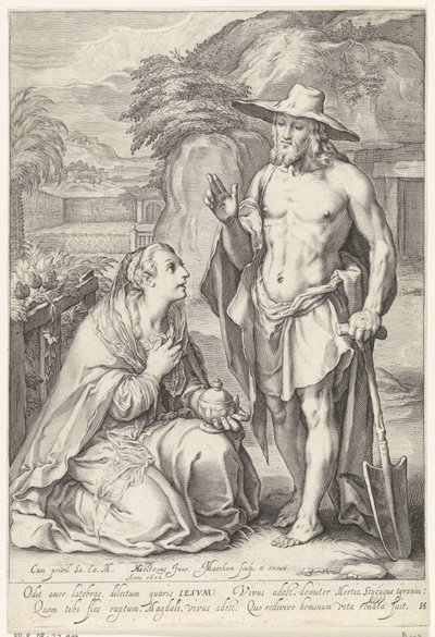 Cristo appare a Maria Maddalena (Noli me tangere) da Jacob Matham