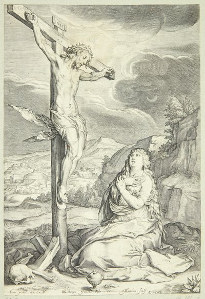 Maria Maddalena penitente da Jacob Matham