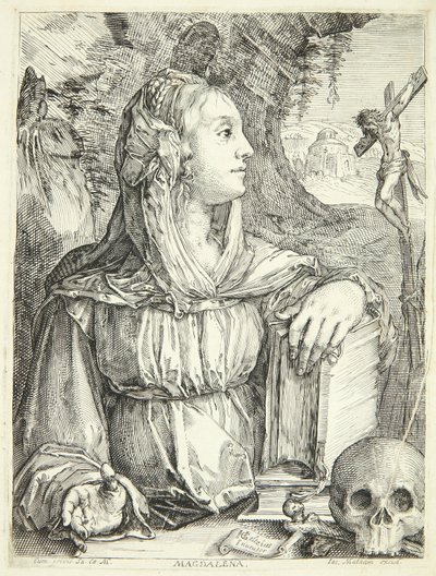La penitente Maria Maddalena da Jacob Matham
