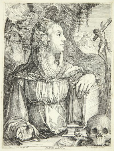 La penitente Maria Maddalena da Jacob Matham