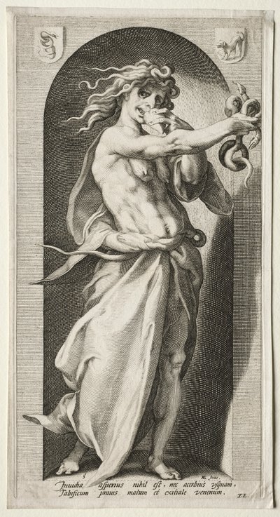 Invidia, 1593 da Jacob Matham
