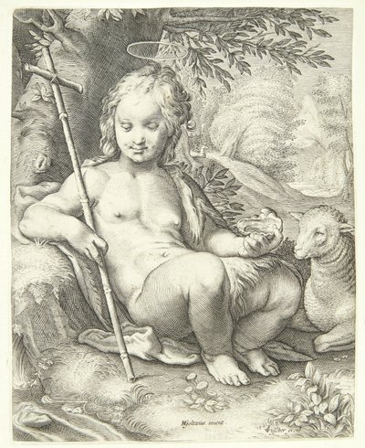 San Giovanni Battista nel Deserto da Jacob Matham
