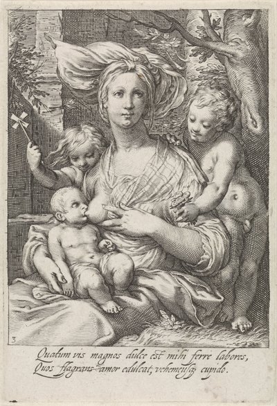 Amore (Caritas) da Jacob Matham