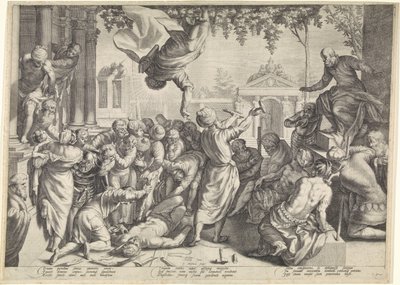 Marco salva uno schiavo dalla sua tortura da Jacob Matham