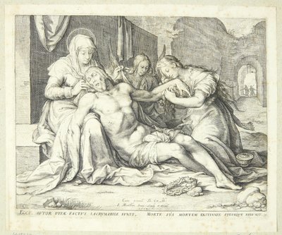 Pietà da Jacob Matham
