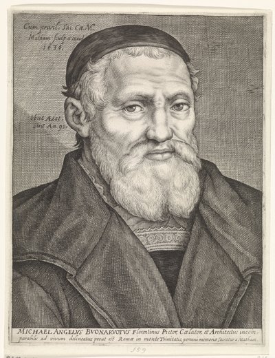 Ritratto di Michelangelo da Jacob Matham