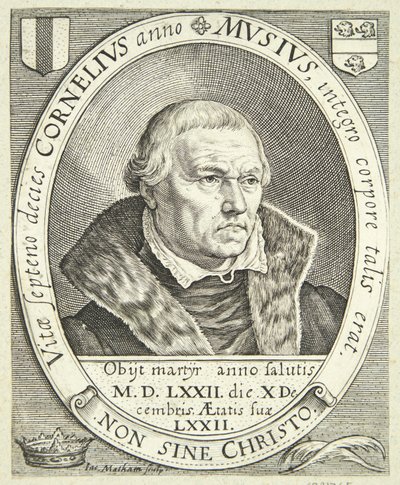 Ritratto di Cornelis Musius da Jacob Matham