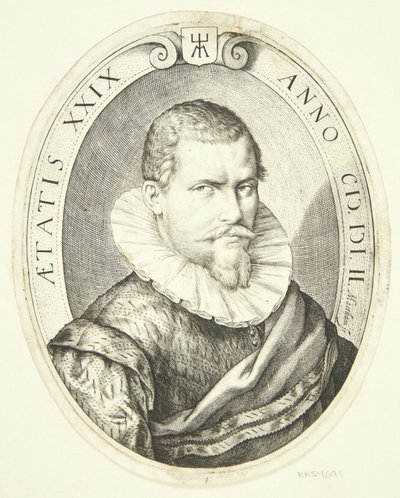 Ritratto di un uomo di 29 anni da Jacob Matham