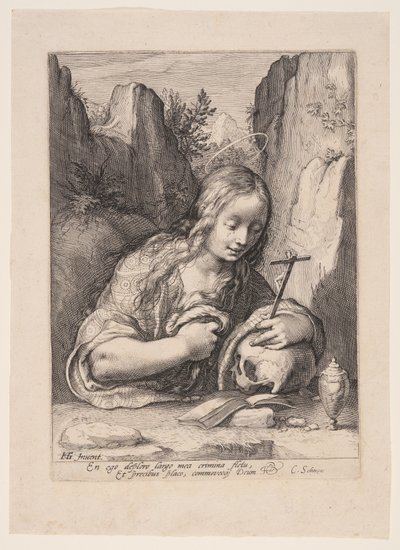 Santa Maria Maddalena pentita da Jacob Matham