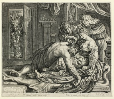 Sansone e Dalila da Jacob Matham