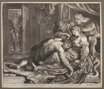 Sansone e Dalila da Jacob Matham