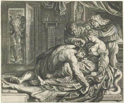 Sansone e Dalila da Jacob Matham