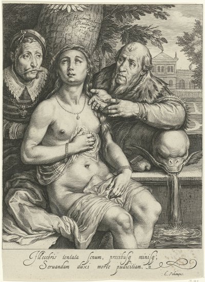 Susanna e i vecchioni da Jacob Matham