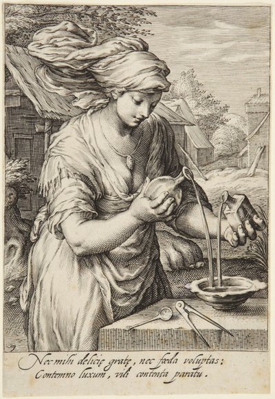 Temperanza da Jacob Matham