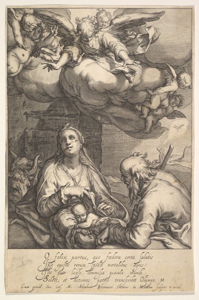 La Natività da Jacob Matham
