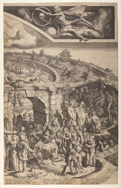 La tavola di Cebes (piatto 3) da Jacob Matham