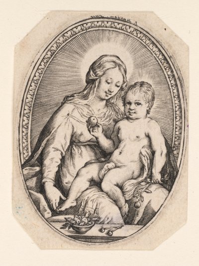 La Vergine e il Bambino da Jacob Matham
