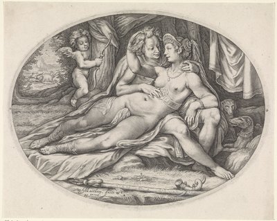 Venere e Adone da Jacob Matham