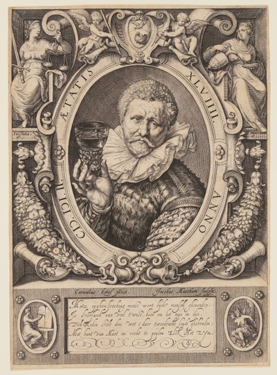 Vincent Jacobsz. Coster, commerciante di vini da Jacob Matham