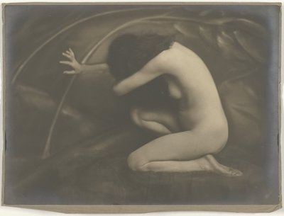 Nudo femminile inginocchiato da Jacob Merkelbach (attributed to)
