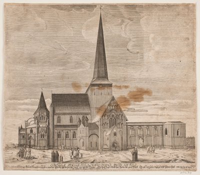 Cattedrale di Trondheim da Jacob Mortenssøn Maschius