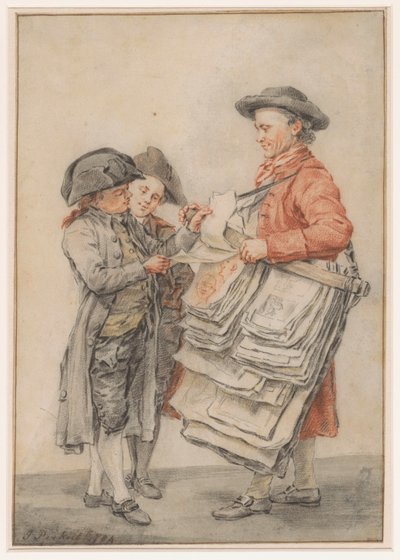 Il venditore di stampe da Jacob Perkois (signed by artist)