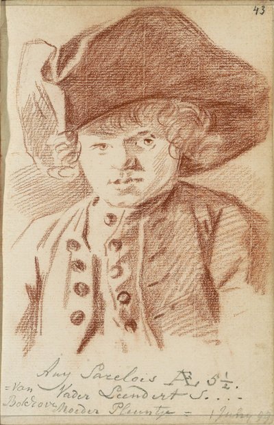 Ritratto di Ary Sarelois da Jacob Perkois