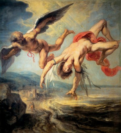 La caduta di Icaro da Jacob Peter Gowy