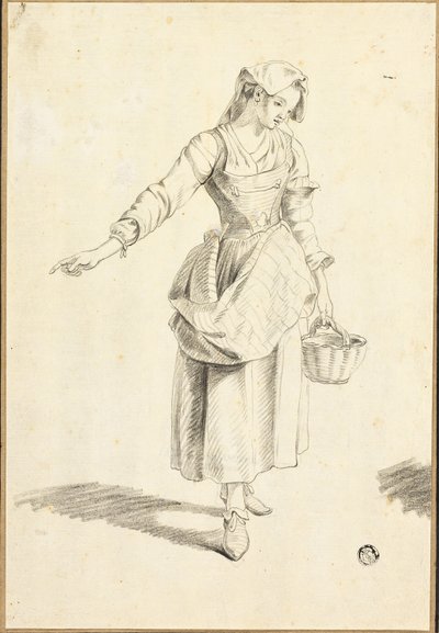 Ragazza Contadina Italiana da Jacob Philipp Hackert
